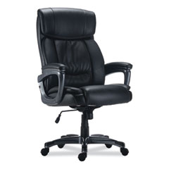 Alera® Alera Egino Big and Tall Chair, Supports Up to 400 lb, Black Seat/Back, Black Base