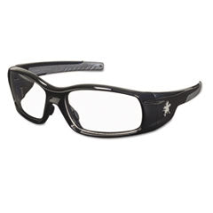 MCR™ Safety Swagger Safety Glasses, Black Frame, Clear Lens