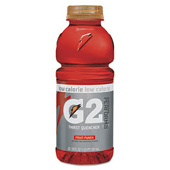 Gatorade® G2 Perform 02 Low-Calorie Thirst Quencher, Fruit Punch, 20 oz Bottle, 24/Carton