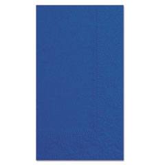 Dinner Napkins, 2-Ply, 15 x 17, Navy Blue, 1000/Carton