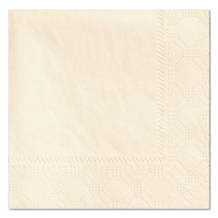 Beverage Napkins, 2-Ply, 9 1/2 x 9 1/2, Ecru, 1000/Carton