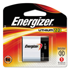 Energizer® 223 Lithium Photo Battery, 6 V