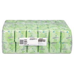 100% Recycled 2-Ply Bath Tissue, Septic Safe, 2-Ply, White, 500 Sheets/Roll, 48 Rolls/Carton