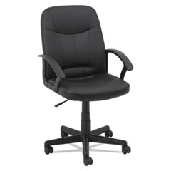 OIF Executive Office Chair, Supports Up to 250 lb, 16.54" to 19.84" Seat Height, Black