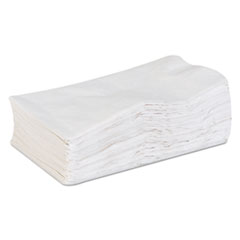 acclaim Dinner Napkins, 1-Ply, White, 15 x 17, 200/Pack, 16 Pack/Carton