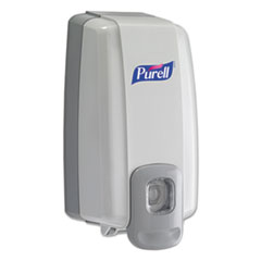 PURELL® NXT SPACE SAVER Dispenser, 1,000 mL, 5.13 x 4 x 10, White/Gray