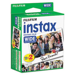 Fujifilm Instax Wide Film Twin Pack, 800 ASA, 20-Exposure Roll