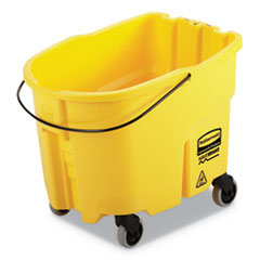 Rubbermaid® Commercial WaveBrake 2.0 Bucket, 8.75 gal, Plastic, Yellow