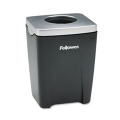 Fellowes® Office Suites Paper Clip Cup, Plastic, 2.44 x 2.19 x 3.25, Black/Silver