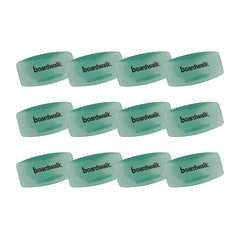 Boardwalk® Toilet Bowl Clip, Cucumber Melon Scent, Green, 12/Box