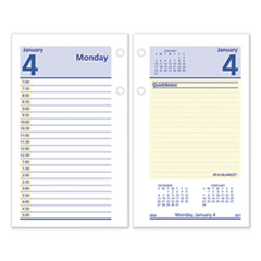 AT-A-GLANCE® QuickNotes Desk Calendar Refill, 3.5 x 6, White Sheets