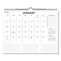 AT-A-GLANCE® Elevation Wall Calendar, Elevation Focus Formatting, 15 x 12, White Sheets,