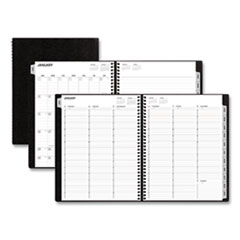 Blue Sky® Aligned Weekly/Monthly Appointment Planner, 11 x 8.25, Black Cover, 12-Month (Jan to Dec): 2023