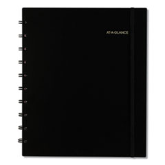 AT-A-GLANCE® Move-A-Page Academic Weekly/Monthly Planners, 11 x 9, Black Cover