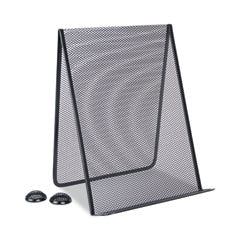 Universal® Metal Mesh Document Holder Free Standing, 35 Sheet Capacity, Metal, Black