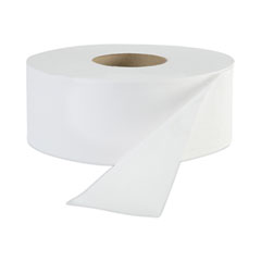 Boardwalk® JRT Jr. Bath Tissue, Jumbo, Septic Safe, 1-Ply, White, 3.3" x 2,000 ft, 12/Carton