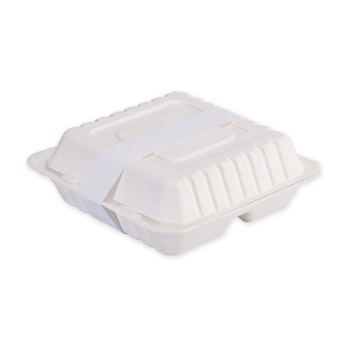 Hoffmaster® Peel and Seal Tamper Evident Food Container Bands, 1.5" x 24", White, Paper, 2,500/Carton