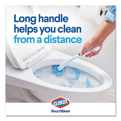 Clorox® ToiletWand Disposable Toilet Cleaning System: Handle, Caddy and Refills, White