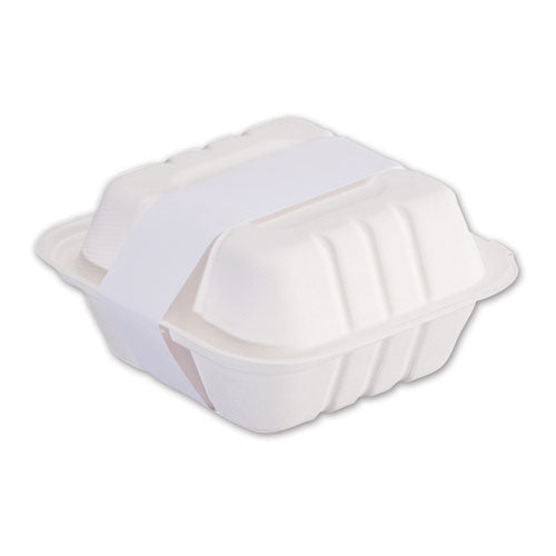 Hoffmaster® Peel and Seal Tamper Evident Food Container Bands, 1.5" x 24", White, Paper, 2,500/Carton